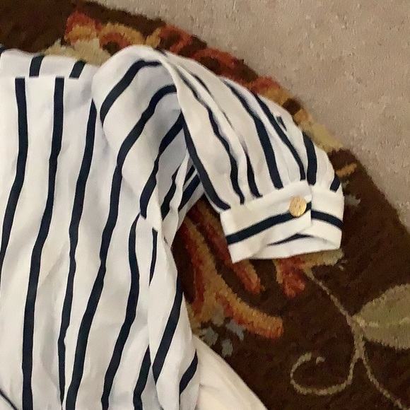 Gorgeous Linen Cropped Top by Zara 💙💙🖤 - Picture 4 of 9